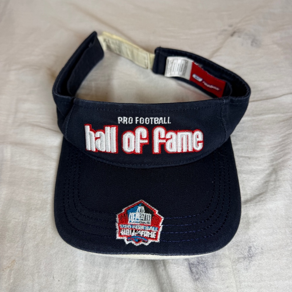 Vintage 2002 Pro Football Hall of Fame Canton, Ohio Reebok Visor Y2K